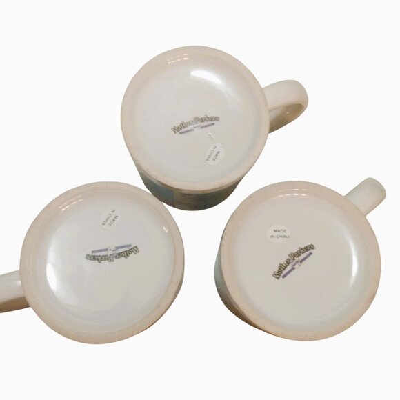 Vintage 90's Mother Parkers East Side Marios Lady Liberty Mugs-Set Of 3 - Picture 9 of 12